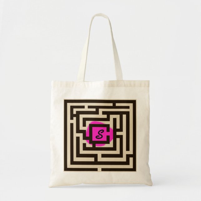 Buntes Labyrinth mit kundenspezifischem Tragetasche (Vorne)