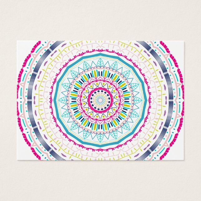 buntes Mandala (Vorderseite)