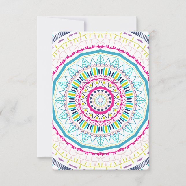 buntes Mandala (Vorderseite)