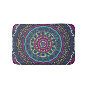 buntes Mandala Badematte