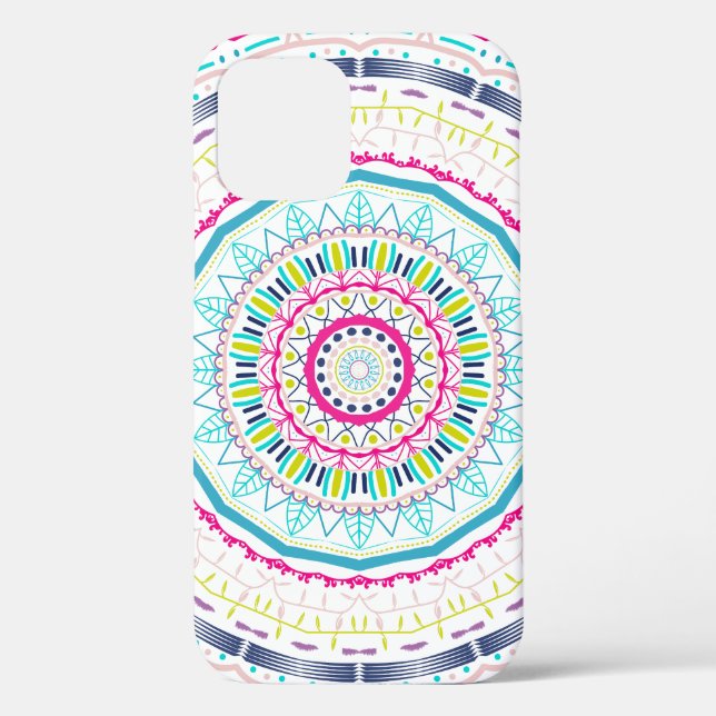 buntes Mandala Case-Mate iPhone Hülle (Rückseite)