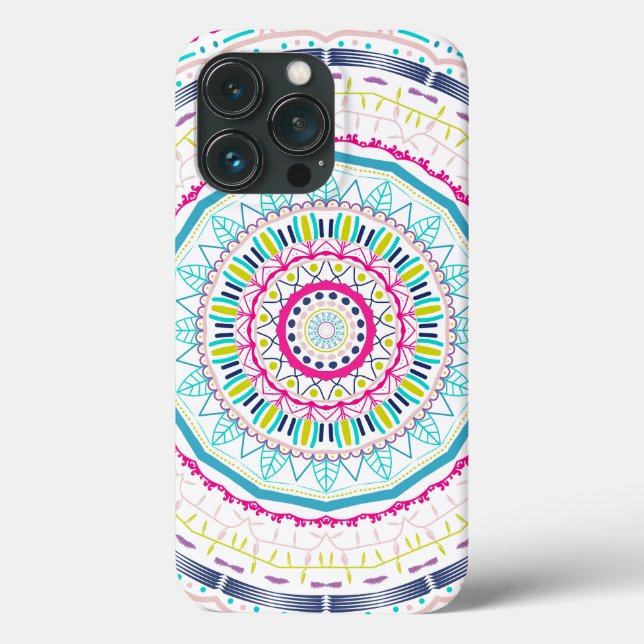 buntes Mandala Case-Mate iPhone Hülle (Rückseite)