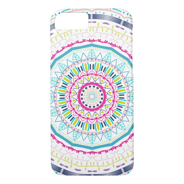buntes Mandala Case-Mate iPhone Hülle (Rückseite)