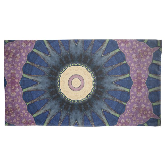 Buntes Mandala-Inspiriert Kissenbezug (Vorderseite)