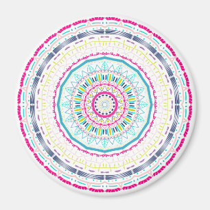 buntes Mandala Magnet