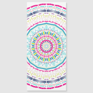buntes Mandala Magneteinladung