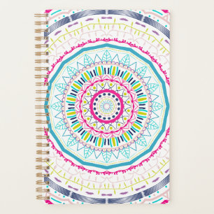 buntes Mandala Planer