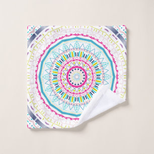 buntes Mandala Waschlappen