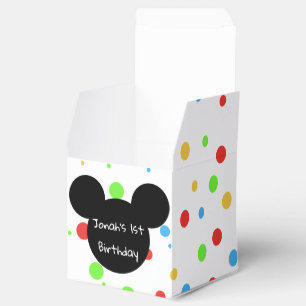 Buntes MäuseKindergeburtstag-Party Geschenkschachtel