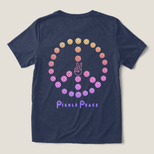 buntes Mehrkugel-Friedenszeichen Tri-Blend Shirt