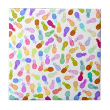 Buntes modernes Ananasmuster des Aquarells