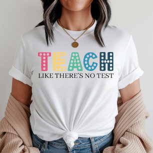 Buntes Motivierendes Lehrer-Shirt Zurück zur Schul T-Shirt