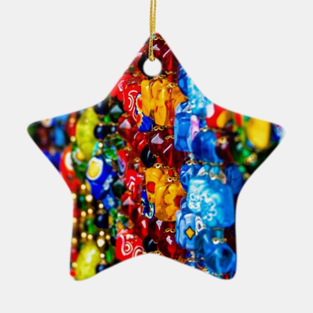 Buntes Murano Keramikornament (Vorne)