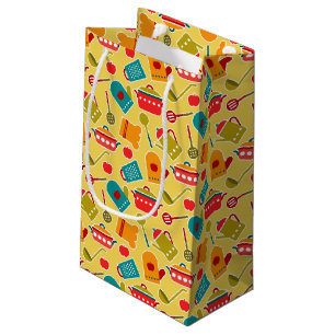 Buntes Muster der Küchengeräte Kleine Geschenktüte