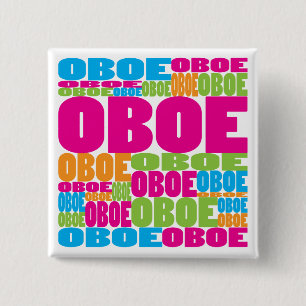 Buntes Oboe Button