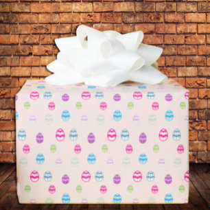 Buntes Osterei-Muster Geschenkpapier