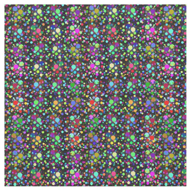 Buntes Partyconfetti-Gewebe Stoff (Nahaufnahme)