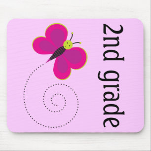 Buntes Rosa-2. Grad-Lehrer Mousepad