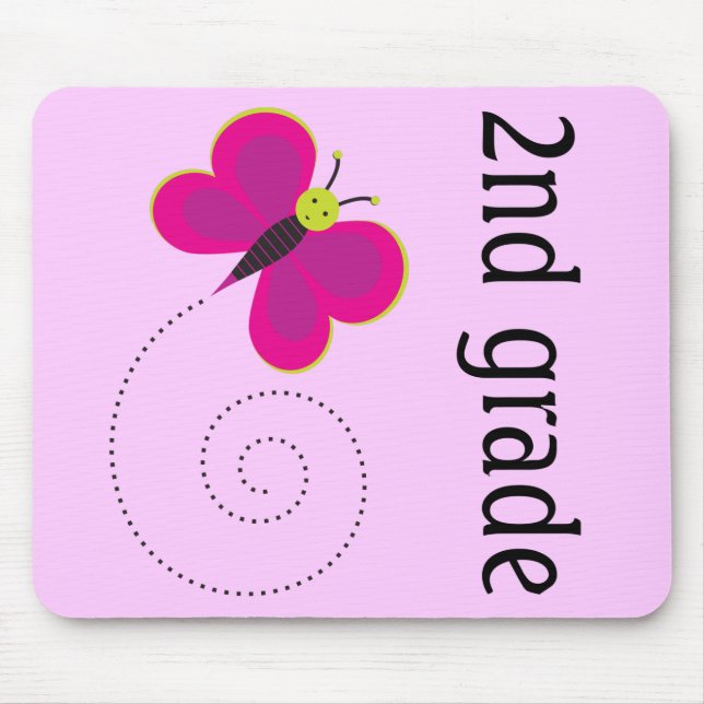 Buntes Rosa-2. Grad-Lehrer Mousepad (Vorne)