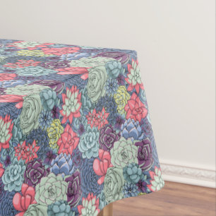 Buntes saftiges Muster Tischdecke
