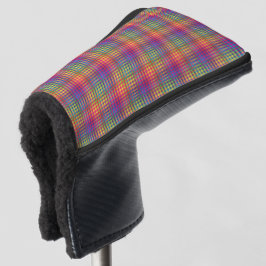 Buntes Schachbrett abstraktes Muster Golfkopfabdec Golf Headcover