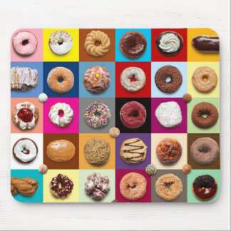 Buntes Schaumgummiringe mousepad