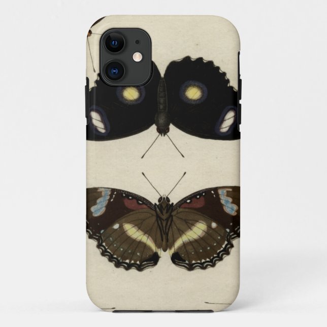 Buntes Schmetterlings-Gemisch auf Sahnehintergrund Case-Mate iPhone Hülle (Rückseite)