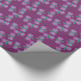 Buntes Schmetterlings-Packpapier Geschenkpapier