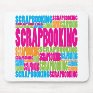 Buntes Scrapbooking Mousepad