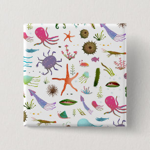 Buntes Seeleben Button