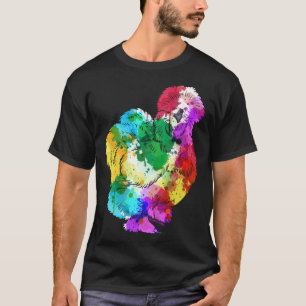 Buntes Seiden-Hühner-Fan-Tier T-Shirt