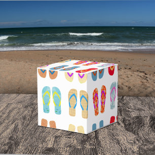 Buntes Sommer-Strand-Party drehen Geschenkschachtel