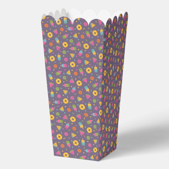 buntes Sommereis Geschenkschachtel (Rückseite)