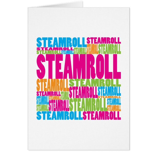 Buntes Steamroll (Vorne)