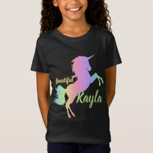 Buntes Steigungs-Einhorn T-Shirt