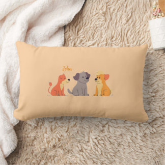 Buntes Tierdruck-Wurfkissen Lendenkissen