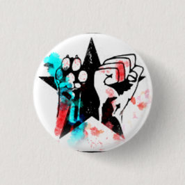 Buntes Tierrecht-Abzeichen Button