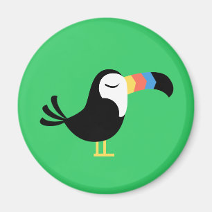 Buntes Toucan Magnet