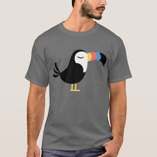 Buntes Toucan T-Shirt (Vorderseite)