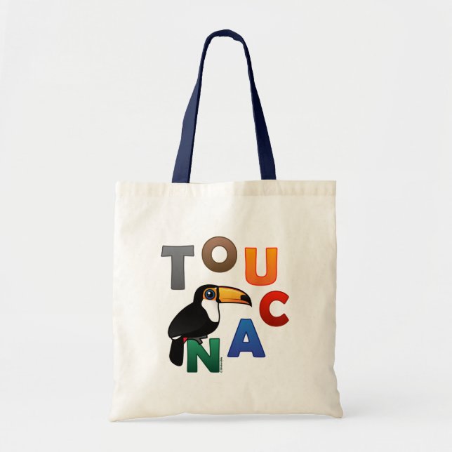 Buntes Toucan Tragetasche (Vorne)