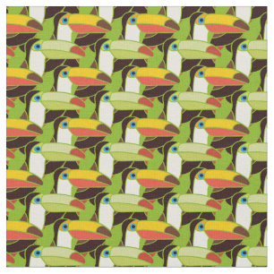 Buntes Toucans Stoff