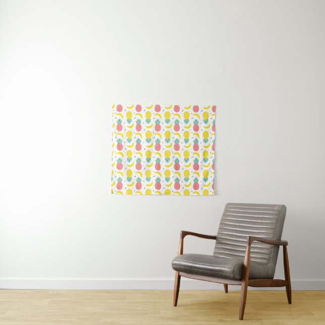Buntes tropische Frucht-Muster Wandteppich (Beispiel (Horizontal))