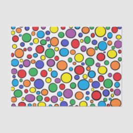 Buntes Tupfen-Seidenpapier Seidenpapier