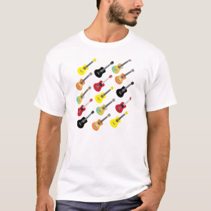 Buntes Ukulele-Sammlungs-Shirt T-Shirt