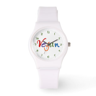 Buntes veganes armbanduhr