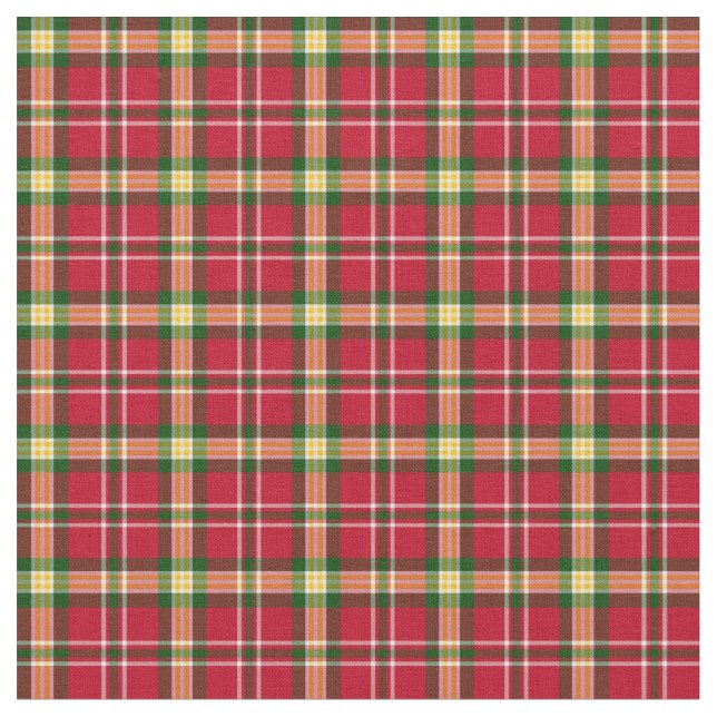 Buntes Weihnachten kariert Stoff (Nahaufnahme)