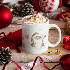Buntes WeihnachtsGNOME Kaffeetasse