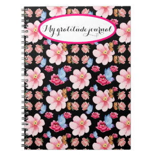 Buntes Wildblumen-Design Notizblock