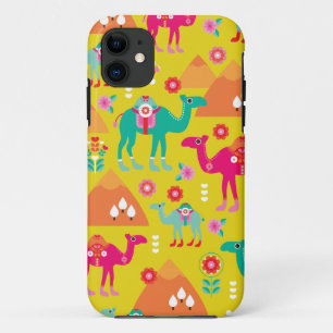 Buntes Wüstenkamel-Ägypten peramide Case-Mate iPhone Hülle