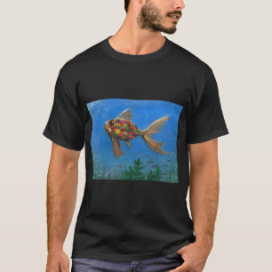 Buntgemalte Goldfische T-Shirt